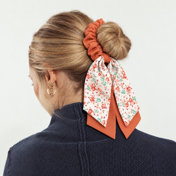 RỪNG HANDMADE - Long Bow Scrunchies in Orange