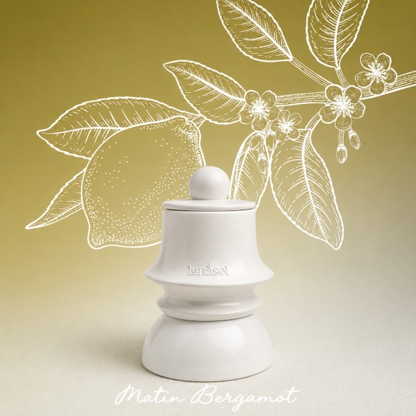 LUNASOL - 'Matin Bergamote' Scented Candle