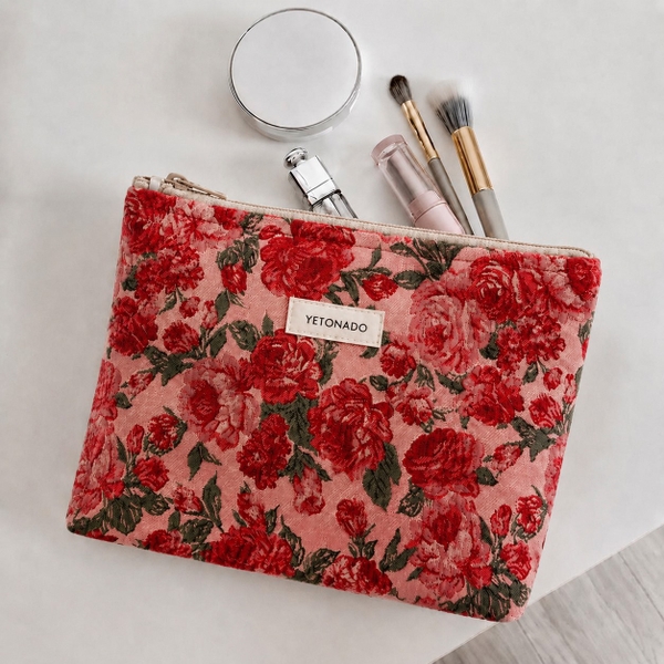 MAKE UP PURSE - Vintage Rose