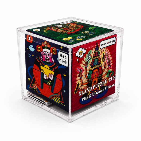 XLAND - 'Vietnamese Folklore' Rubik Cube