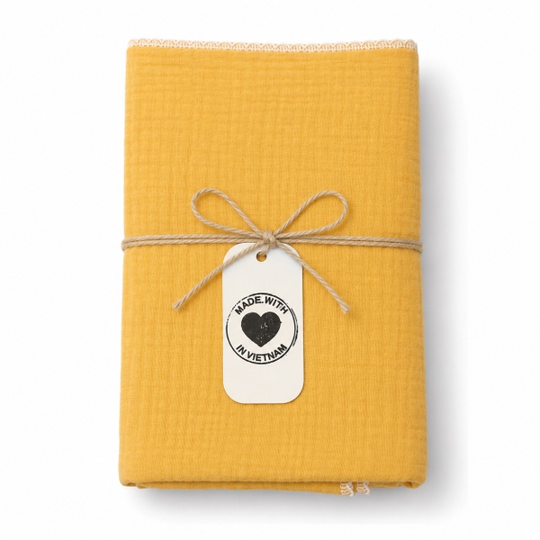 Muslin Blanket For Babies - Yellow