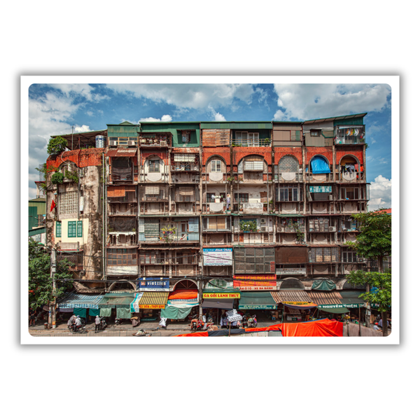 MARCUS LACEY - 'Hanoi Old Apartment' Postcard