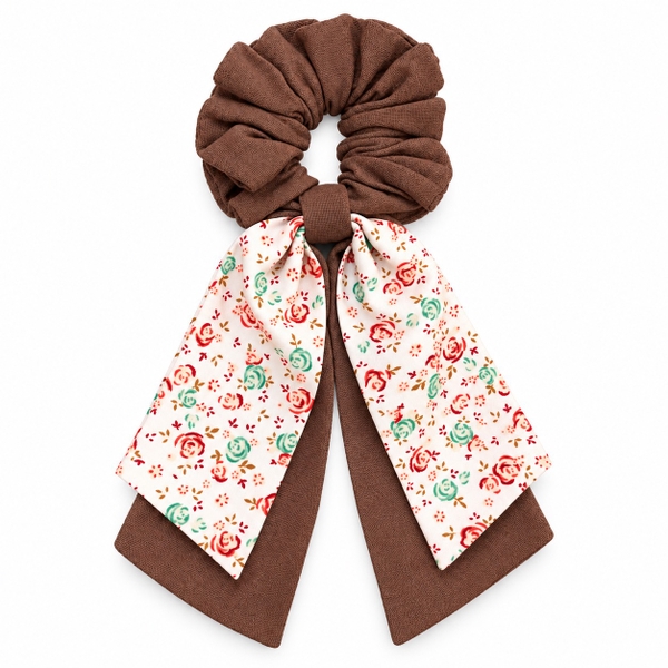 RỪNG HANDMADE - Long Bow Scrunchies in Brown