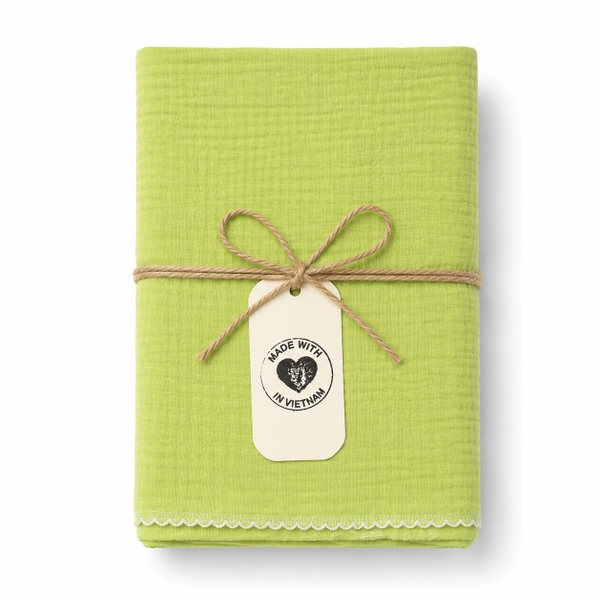 Muslin Blanket For Babies - Lime