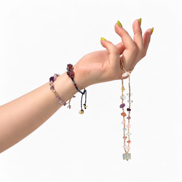 MERAKI TOWN - Niwa Bracelet in Citrine, Amethyst