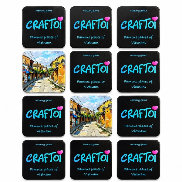 Craftoi - ‘Famous Place Of Vietnam’ Memory Game