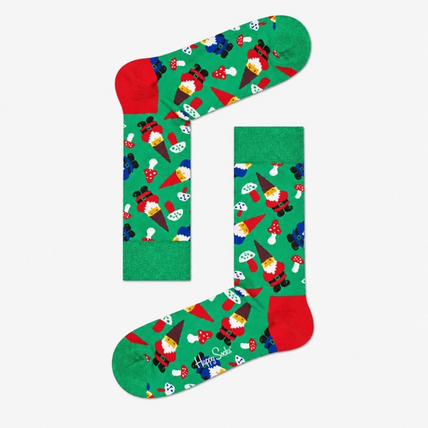 CHRISTMAS - 'Woodland Gnome' Holiday Crew Socks