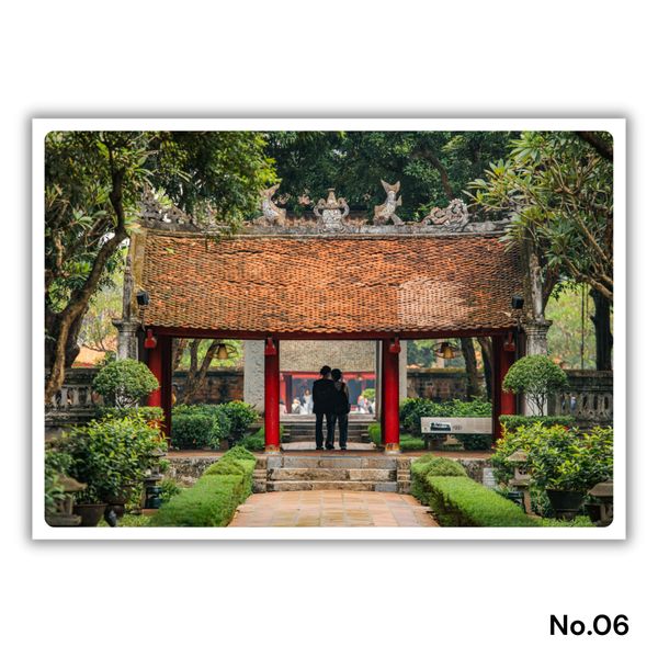 MARCUS LACEY - 'The Temple Of Literature' Postcard