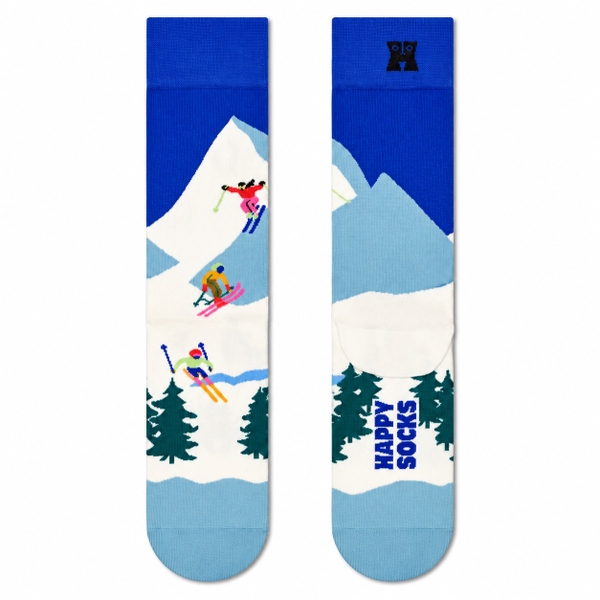 CHRISTMAS - 'Ski No.02' Holiday Crew Socks