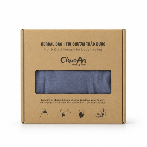 CHUC AN HEALING HERBS - Large Herbal Bag In Navy