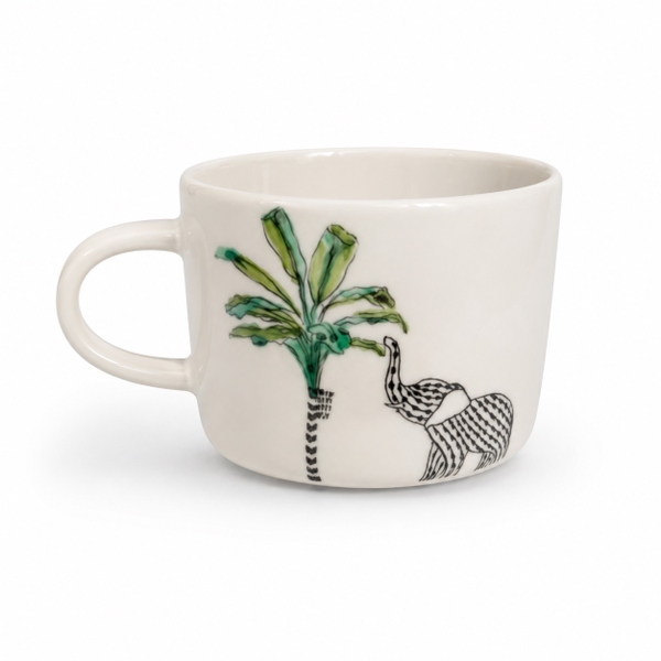 BAT TRANG - Ceramic Elephant Short Mug