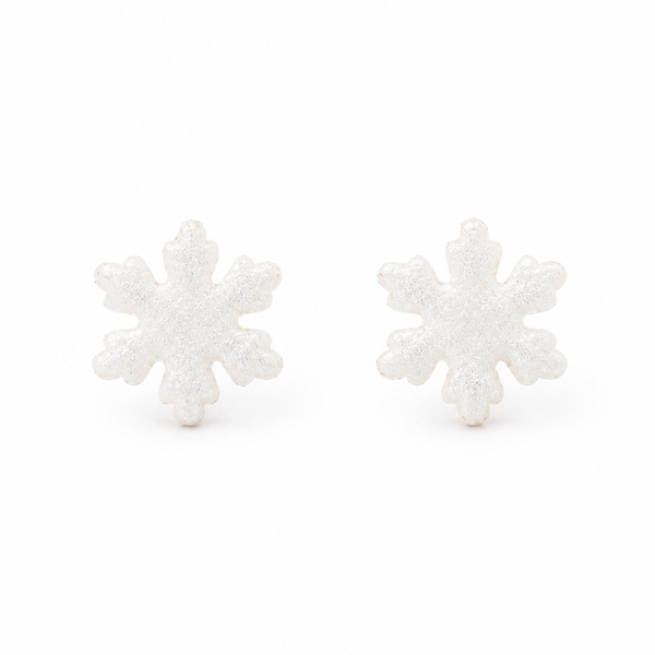 ELI & LOU - Clay Earrings in Snowflake