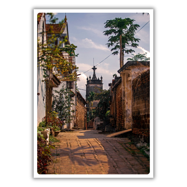 MARCUS LACEY - 'Village' Postcard
