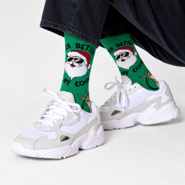 CHRISTMAS - 'Bitch Better Have My Cookie' Holiday Crew Socks