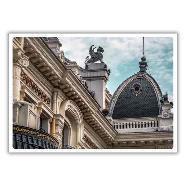 MARCUS LACEY - 'Frech Villa Rooftop' Postcard