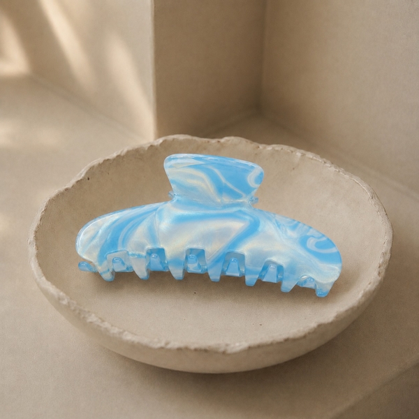 HAIR ACCESSORY - Heirloom Hair Claw in Shimmer Ocean Wave
