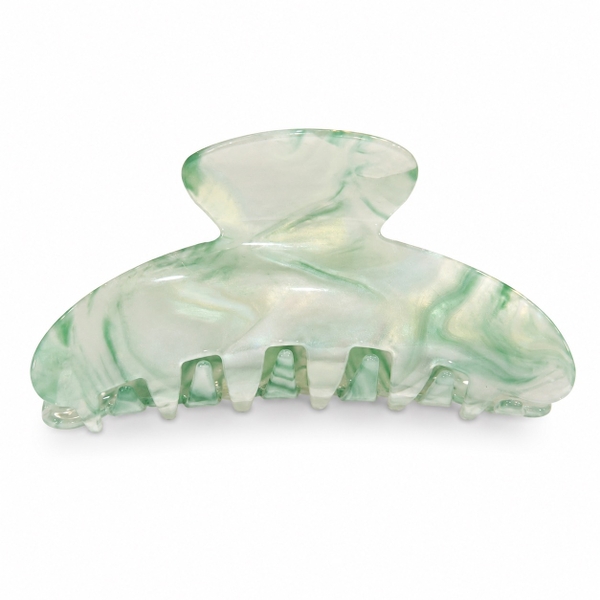 HAIR ACCESSORY - Heirloom Hair Claw in Shimmer Emerald Pearl