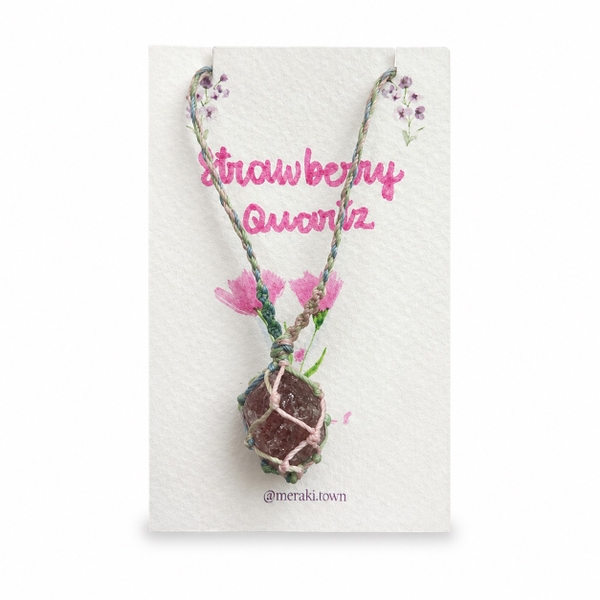 MERAKI TOWN - Single Stone Necklace in Apatite