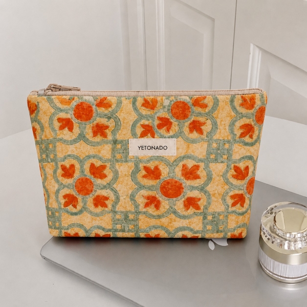 MAKE UP PURSE - Terracotta Tile