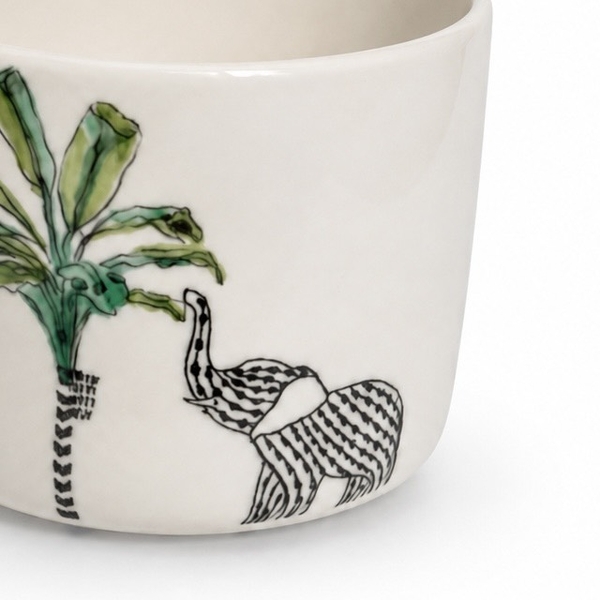 BAT TRANG - Ceramic Elephant Short Mug