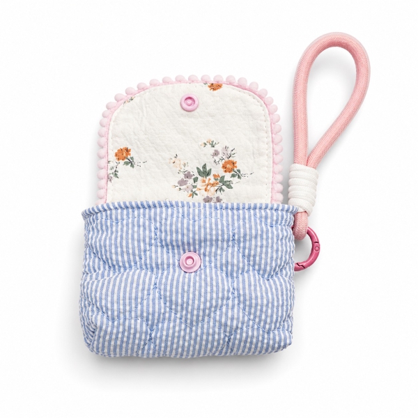 Mini Purse - Stripe Blue