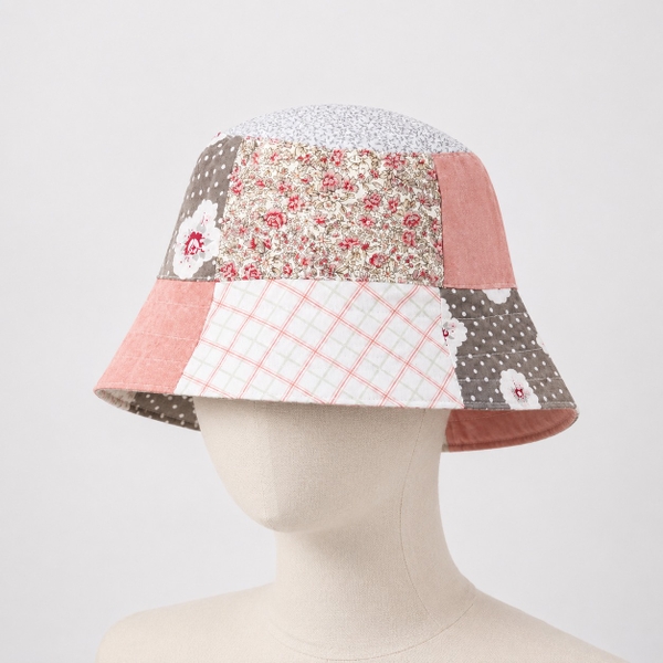 RUNG HANDMADE - Quilted Hat in Pink