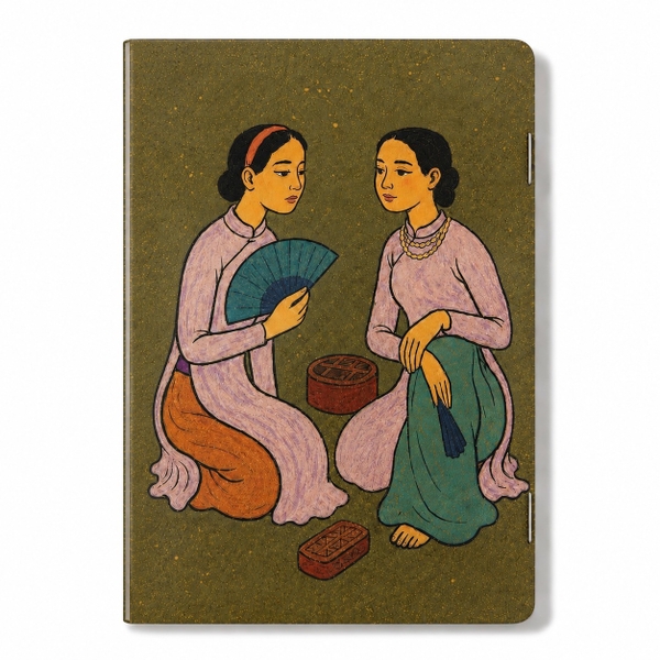 XLAND - ‘Woman & Her Dragon Ver.01’ Glitter Notebook
