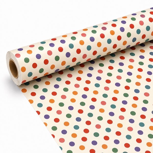 TIỆM CÁ TRỨNG - 'Colorful Polka Dot' Wrapping Paper