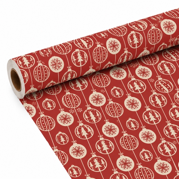 TIỆM CÁ TRỨNG - 'Bauble' Christmas Wrapping Paper