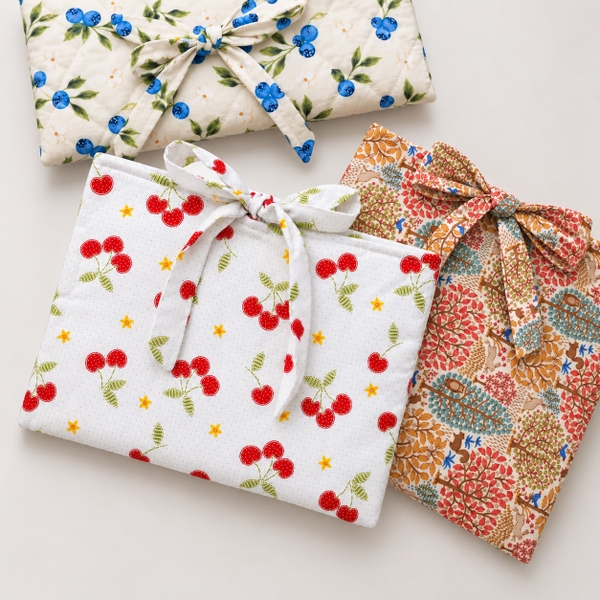 RỪNG HANDMADE - 'Cherry' Fabric Ipad/Book Sleeve