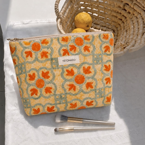 MAKE UP PURSE - Terracotta Tile