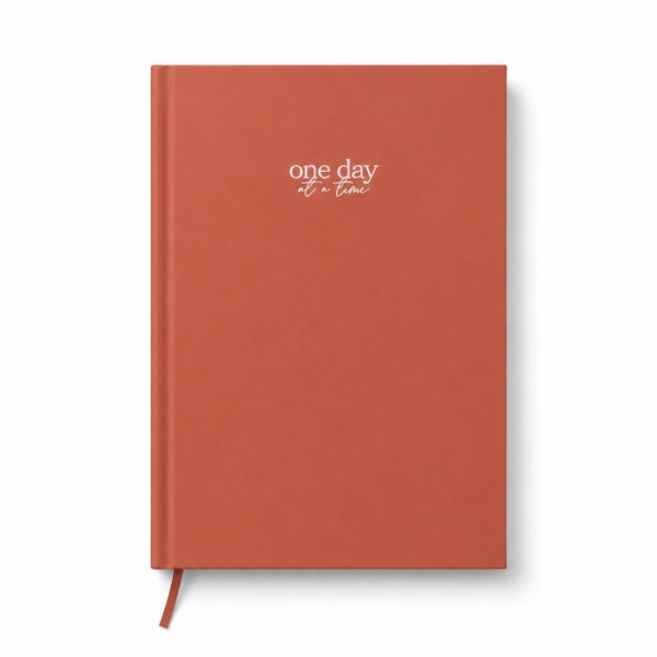 THE JOY - ‘One Day At A Time’ Notebook in Brown