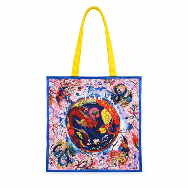 LY VU -  ‘Harmony Of Dragon & Phoenix’ Tote Bag