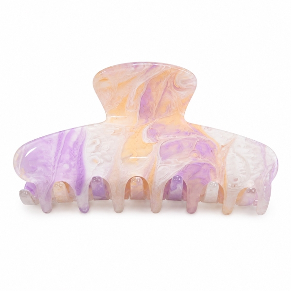 HAIR ACCESSORY - Heirloom Hair Claw in Sunset Marble
