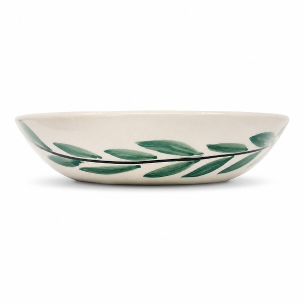 BÁT TRÀNG CERAMIC - Small Round Plate In Blue Face