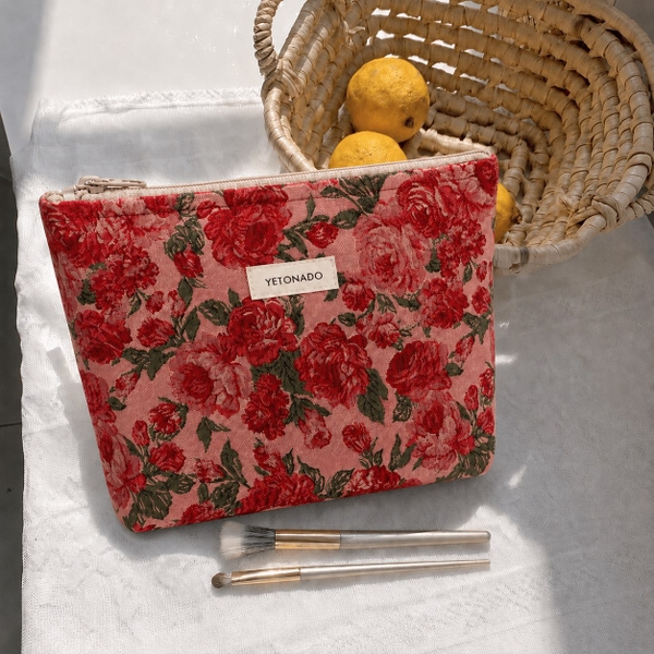 MAKE UP PURSE - Vintage Rose