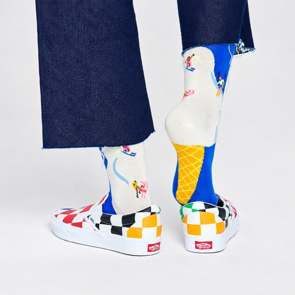 CHRISTMAS - 'Ice Cream Slopes' Holiday Crew Socks