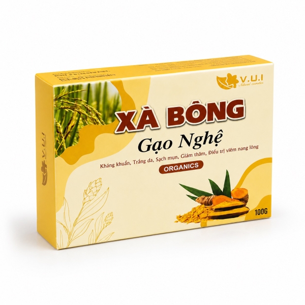 VUI Natural Cosmetic - Rice & Ginger Soap