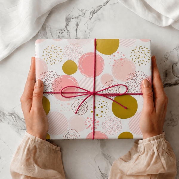 TIỆM CÁ TRỨNG - 'Pink Party' Wrapping Paper