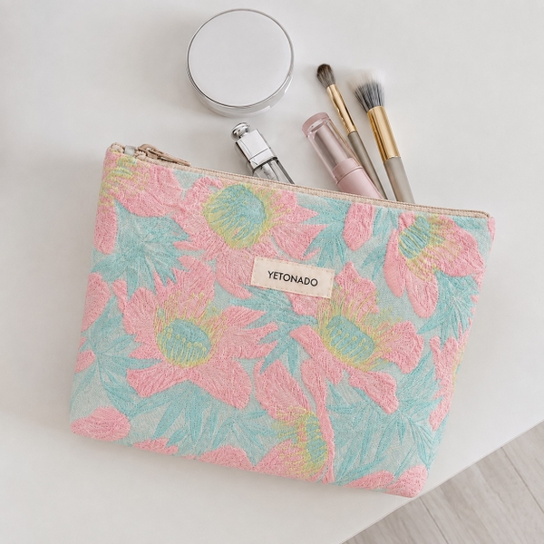 MAKE UP PURSE - Pastel Floral