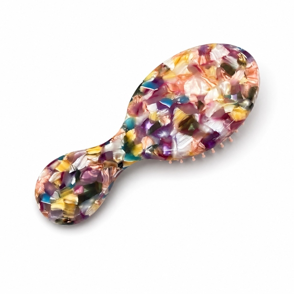 Mini Hair Brush - Marble