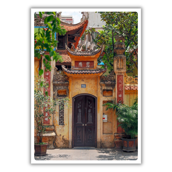 MARCUS LACEY - 'Ly Trieu Quoc Su Pagoda' Postcard