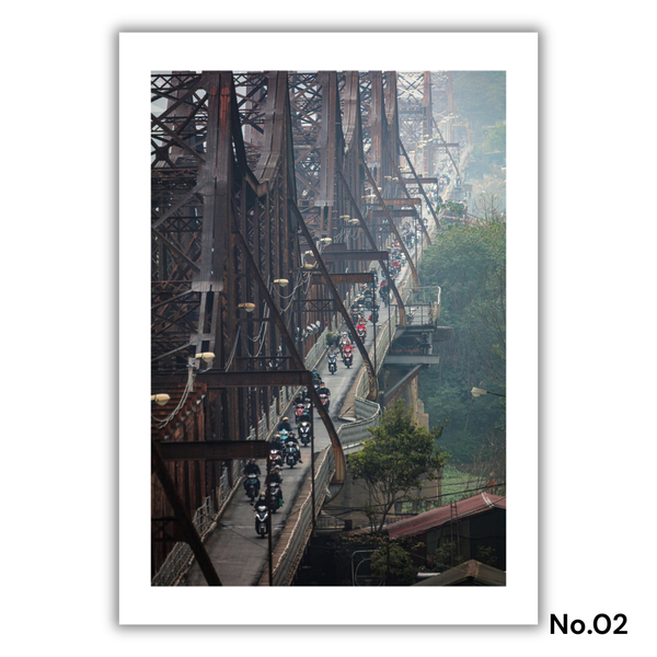 MARCUS LACEY - 'Long Bien Bridge' Print