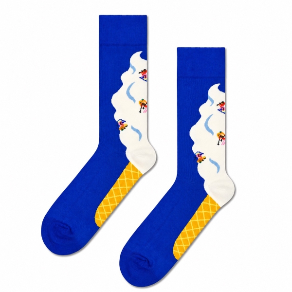 CHRISTMAS - 'Ice Cream Slopes' Holiday Crew Socks