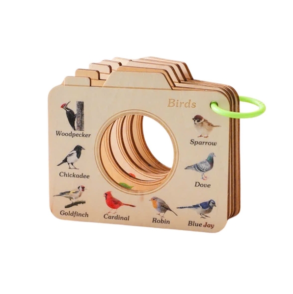 Montessori Baby Vocabulary Wood Book