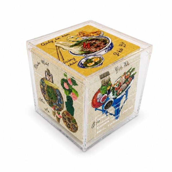 XLAND - 'Vietnamese Cuisine' Rubik Cube