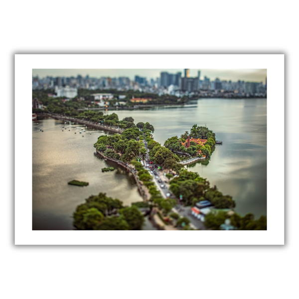 MARCUS LACEY - 'West Lake From Above' Print