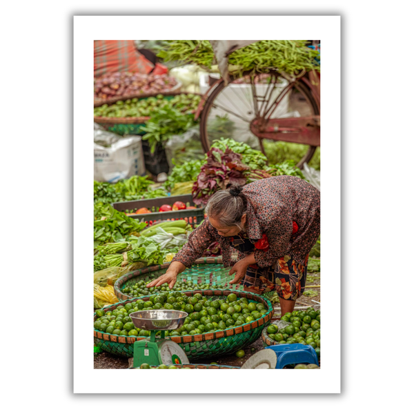 MARCUS LACEY - 'Vegetable Vendor' Print