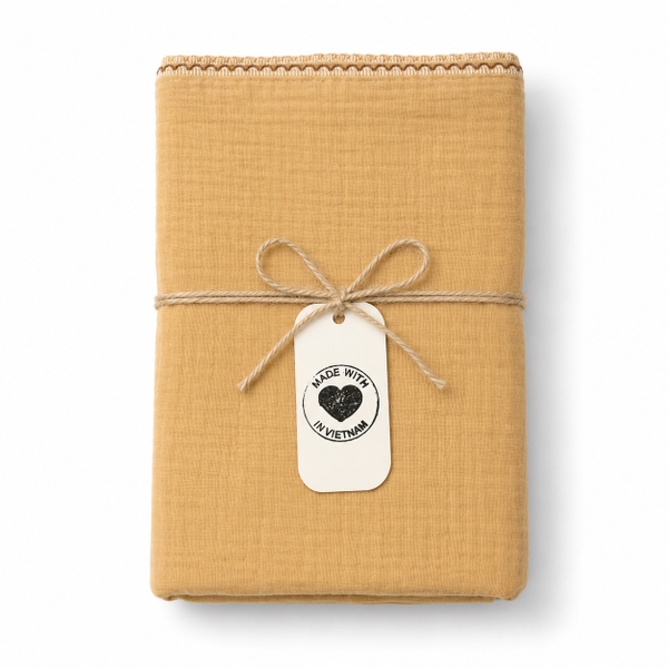 Muslin Blanket For Babies - Camel