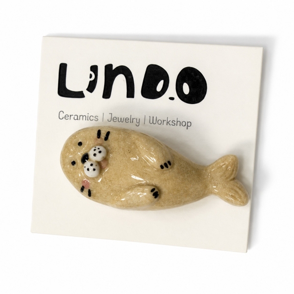 LINDO CRAFTS - Seal Ceramic Pin